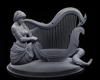 Calista - The Naga Harpist | Naga Miniature