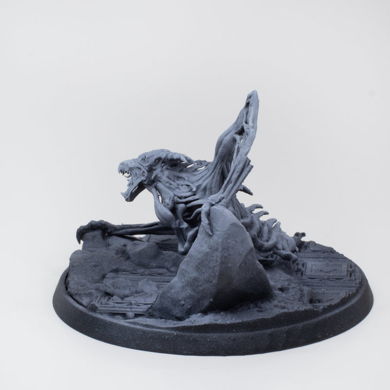 Undead Crawling Wyvern - 4inch Base - Gilded Lion Miniatures