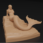 Sirena Sulla Spiaggia
