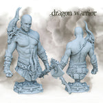 Dragon Warrior Bust - Gilded Lion Miniatures